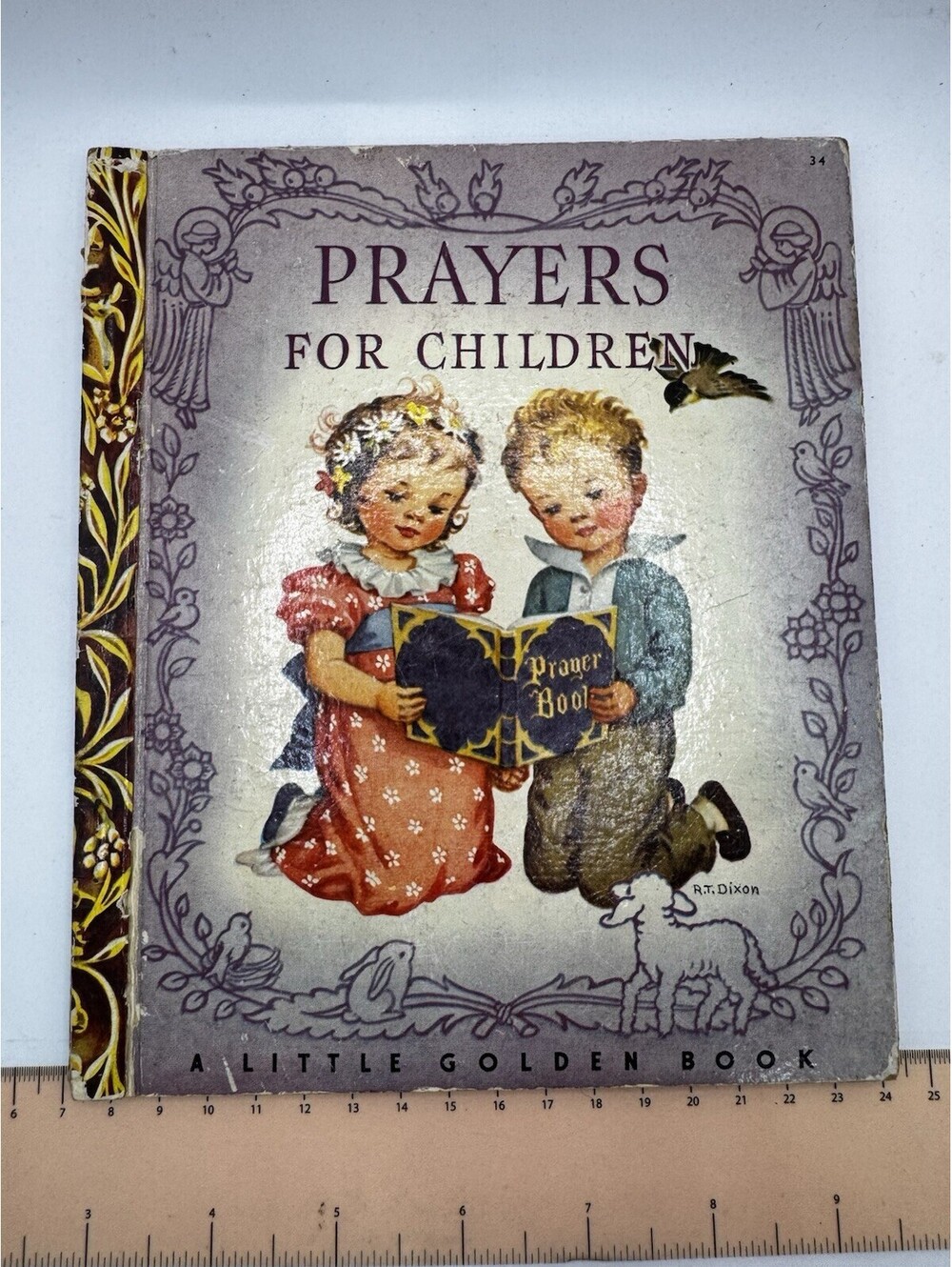 PRAYERS FOR CHILDREN LITTLE GOLDEN BOOK HARDCOVER 1942 First Edition